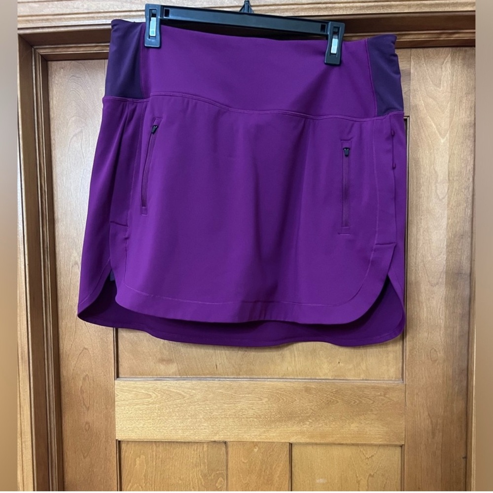 Athleta Purple Fairway High Rise Golf Skort 16” Size 1X